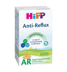 HIPP Anti-Reflux Organic, adaptirano mleko, namenjeno je za odojčad od rođenja, protiv bljuckanja i povraćanja (antirefluks). Sa Omega 3 i 6 masnim kiselinama.