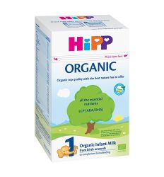 HIPP Organic 1, adaptirano mleko,  namenjeno za uzrast odojčeta od rođenja, je idealno za prehranu odojčeta koja se dohranjuju. 