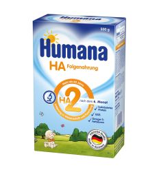 Humana HA 2 je prelazna formula za ishranu beba starijih od 6 meseci sa alergijskom predispozicijom, prilagođena povećanim nutritivnim potrebama.