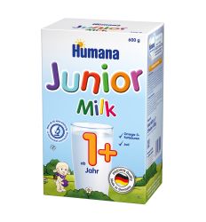 Humana Junior milk, je idealno za decu stariju od 12 meseci, nakon prelazne mlečne formule Humana 3 ili bilo koje druge prelazne mlečne formule.