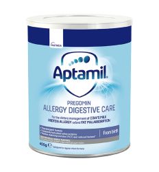 Aptamil Pregomin Allergy Digestive Care je posebno namenjena za odojčad kod kojih se javlja preosetljivost na hranu
