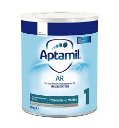 Aptamil AR (Anti-Regurgitation), 400gr, je adaptirana formula za bebe koje bljuckaju više nego je normalno.