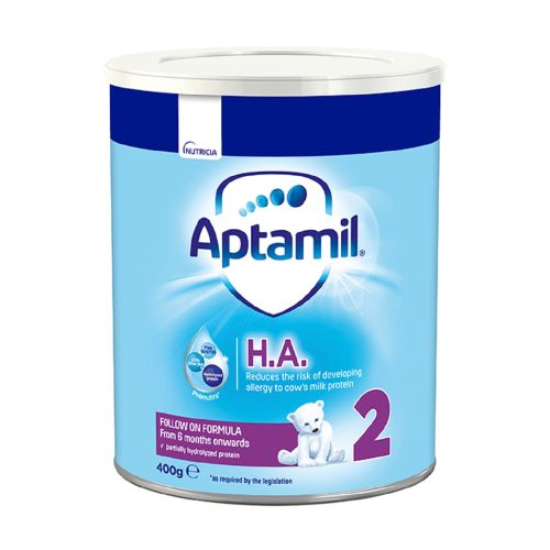 Aptamil HA (Hypo-Allergenic) 2 je specijalno napravljeno mlečna formula kako bi se kod odojčeta smanjio rizik od pojave alergija, u uzrastu od 6. meseca života 