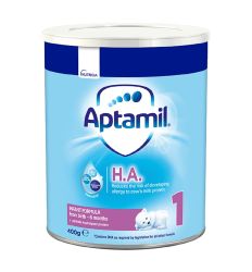 Aptamil HA (Hypo-Allergenic) 1 je specijalno napravljeno mlečna formula kako bi se kod odojčeta smanjio rizik od pojave alergija, od rođenja do 6. meseca života