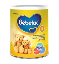 Bebelac FL (lactosa free), adaptirano mleko, u pakovanju od 400gr, namenjeno za odojčad od rođenja, je specijalno adaptirana mlečna formula bez laktoze. 