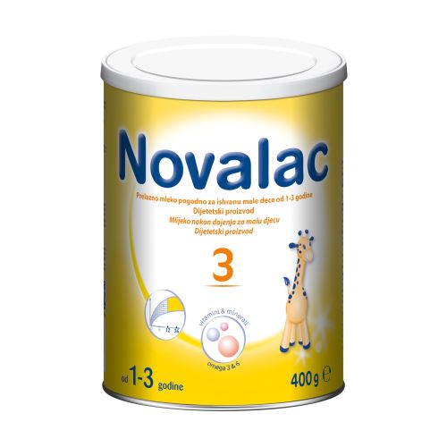Novalac 3 je visoko adaptirana mlečna formula namenjena za ishranu dece nakon 1. godine života
