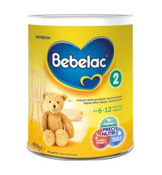 Bebelac 2, adaptirano mleko, namenjeno za bebe od 6. meseca života, obogaćeno prebioticima, gvožđem, vitaminom D i kalcijumom.