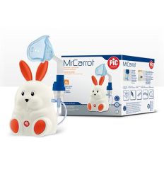 PIC MrCarrot inhalator, u obliku zeke, namenjen za celu porodicu, dizajniran sa akcentom da ga deca dožive kao igračku i vid zabave.