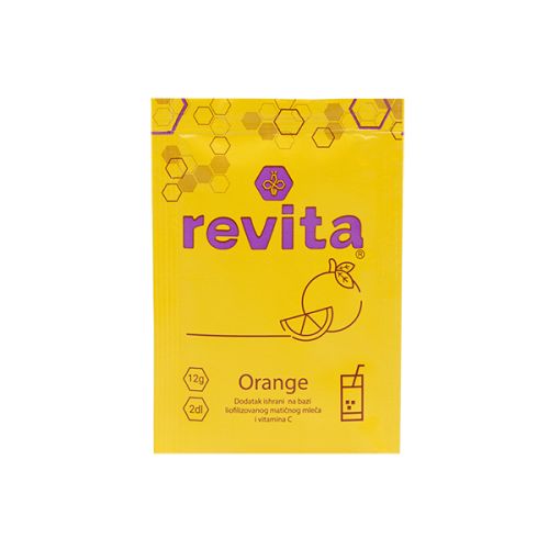 Revita Diet Orange je dijetetski proizvod na bazi liofilizovanog matičnog mleča - dodatak ishrani