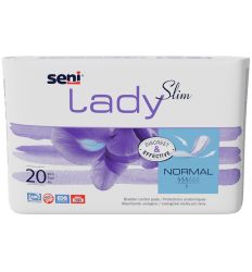 Seni Lady ulošci Normal Slim 20kom namenjeni ženama sa urinarnom inkontinencijom, imaju veliku moć upijanja, udobni su za nošenje i koriste se kao dnevni ulošci