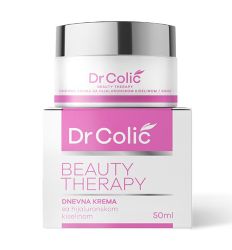 Dr Colić BEAUTY THERAPY 50ml, Anti-age dnevna krema za negu kože lica, za sve tipove kože, uklanja vidljive tragove umora i lice čini svežim.