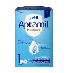 Aptamil 1 Pronutra 800g adaptirano mleko za uzrast od rođenje do navršenih 6 meseci života za razvoj imunog sistema i funkciju nervnog sistema.