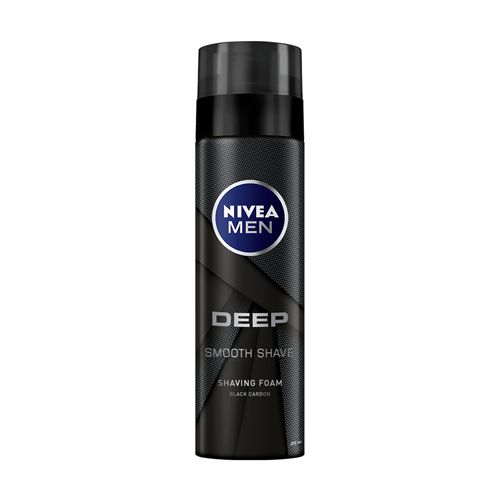 Nivea Men Deep gel za brijanje 200ml sa crnim ugljem štiti od posekotina i neguje kožu lica.Efikasno deluje protiv bakterija pružajući dugotrajan osećaj čistoće