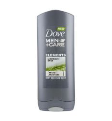 Dove Men Minerals&Sage gel za tuširanje 250ml sa mineralima i esencijalnim uljem žalfije kompletno čisti kožu tela i lica i pruža osećaj sveže i hidrirane kože.