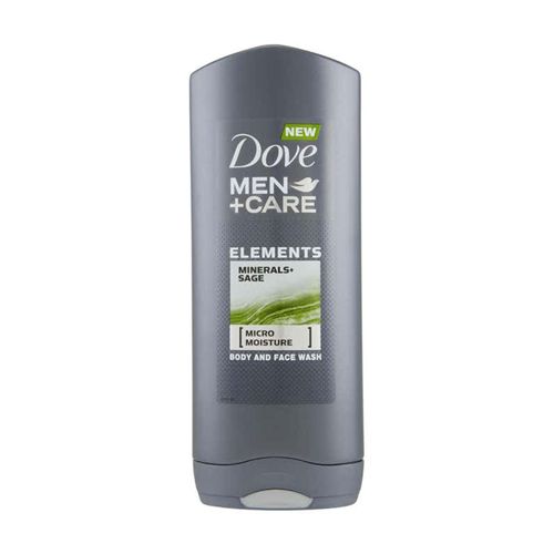 Dove Men Minerals&Sage gel za tuširanje 250ml sa mineralima i esencijalnim uljem žalfije kompletno čisti kožu tela i lica i pruža osećaj sveže i hidrirane kože.