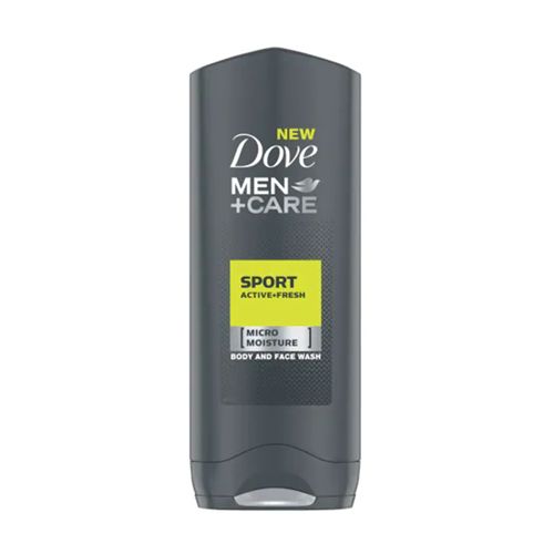 Dove Men Sport Active+Fresh gel za tuširanje 250ml posebno formulisano sredstvo za higijenu i negu kože lica i tela posle sportskih aktivnosti.