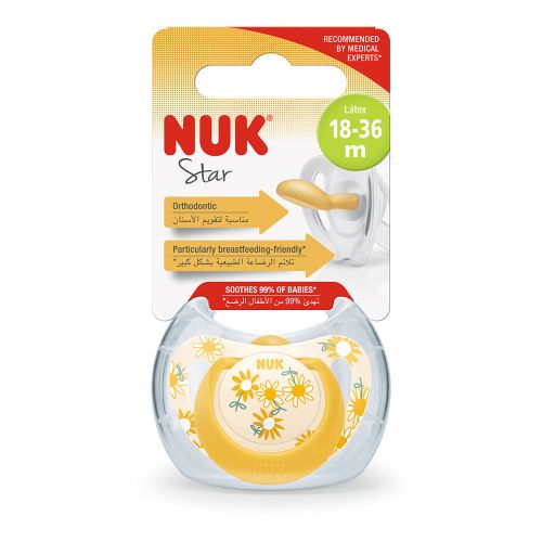 Nuk varalica kaučuk u kutiji Star 18-36m