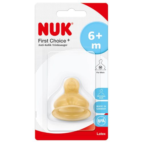 NUK cucla First Choice+ kaučuk 6m+