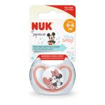 Nuk varalica silikon u kutiji Space Mickey Mouse 0-6m