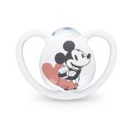 Nuk varalica silikon u kutiji Space Mickey Mouse 0-6m