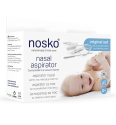 Nosko nazalni aspirator za bebe je aparat namenjan za čišćenje nosića uz pomoć usisivača. SET! Nosni aspirator za bebe se vrlo lako koristi.