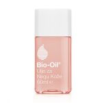 Bio-oil 25ml, posebno ulje za negu kože tela. Poboljšava izgled kože, posebno kod ožiljaka, strija i neujednačenog tena.Dehidrira kožu i usporava starenje.