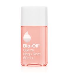 Bio-oil 60ml, posebno ulje za negu kože tela. Poboljšava izgled kože, posebno kod ožiljaka, strija i neujednačenog tena.Dehidrira kožu i usporava starenje.