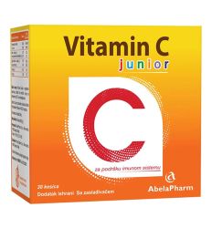 Vitamin C Junior 30 kesica za decu stariju od 3 godine za normalnu funkciju imunog sistema.Učestvuje u metaboličkim procesima i doprinosi otpornost na infekcije