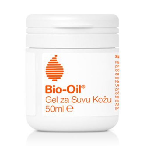 Bio-oil gel za suvu kožu, 50ml preparat napravljen od ulja, namenjen je za hidrataciju suve i osetljive kože.Gel je izuzetno upijajući i ne ostavlja masan trag
