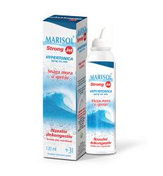 Marisol Strong Jet, sprej za nos od 120ml ima raspršivač optimalne jačine i mlaz u vidu gejzira i može se koristiti svakodnevno. 100% prirodan.