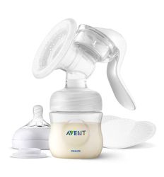 Avent ručna pumpica za izmuzivanje sa jedinstvenim dizajnom, omogućava protok mleka iz dojke pravo u bočicu.Može se kombinovati sa drugim Avent proizvodima.