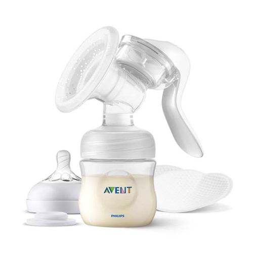 Avent ručna pumpica za izmuzivanje sa jedinstvenim dizajnom, omogućava protok mleka iz dojke pravo u bočicu.Može se kombinovati sa drugim Avent proizvodima.