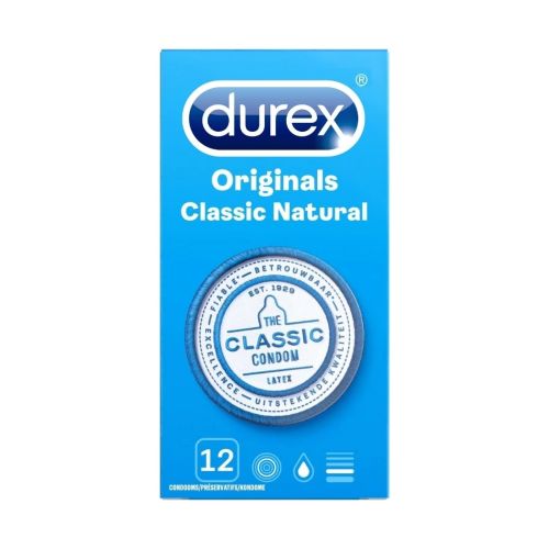 Durex kondomi Classic 12kom u većem pakovanju, original Durex kondom za osnovnu sigurnost i zaštitu.