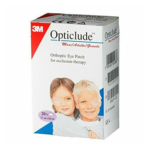 Opticlude Junior Maxi flasteri za oči u pakovanju od 20 komada, su hipoalergeni flasteri za oči i naočare idealni za tretiranje lenjeg oka i nekih povreda oka.