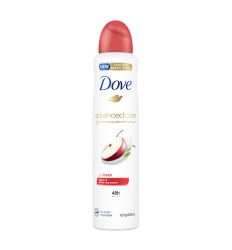 Dove dezodorans go fresh apple & white tea antiperspirant, 150ml namenjen je za 48-časovnu zaštitu od znojenja I neprijatnih mirisa. Štiti od iritacija na koži.