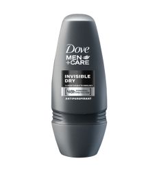 Dove Men+Care, antiperspirant, roll-on Invisible Dry, 40ml pruža 48-časovnu zaštitu od znojenja i neprijatnih mirisa, neostavljajući bele tragove na odeći.