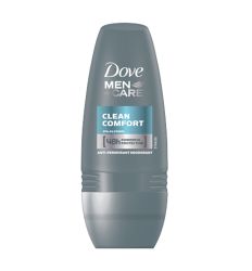 Dove Men+Care, antiperspirant, roll-on Clean Comfort, 50ml pruža 48-časovnu zaštitu od znojenja i neprijatnih mirisa, neostavljajući bele tragove na odeći.