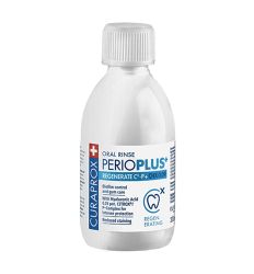 CURAPROX PerioPlus+ Regenerate, tečnost za ispiranje usta, za kratkotrajnu upotrebu, koji se koristi posle hiruških zahvata u usnoj duplji.