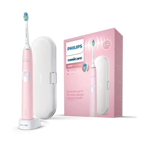 Philips Sonicare Protective Clean 4500 električna četkica za osetnu razliku u čišćenju zuba. Jednostavna je za upotrebu, sa 2 režima rada i senzorom pritiska.