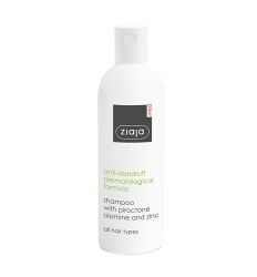 Ziaja Med šampon protiv peruti sa pirokton olaminom i cinkom, 300ml pogodan za sve tipove kose, efikasno smanjuje uzroke i simptome peruti. 