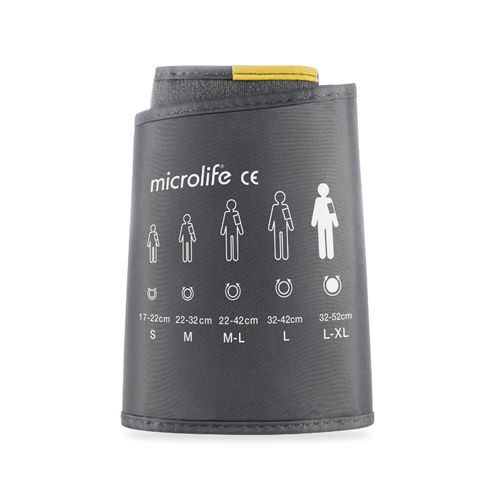 Mekana manžetna za Microlife aparate za merenje krvnog pritiska, u veličini L – XL, koje odgovaraju obimu ruke 32-52 cm.