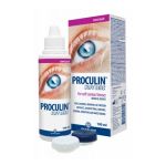 Proculin višenamenski rastvor za čišćenje kontaktnih sočiva, putno pakovanje od 100ml, sa hijaluronskom kiselinom, za sve vrste kontaktnih sočiva.