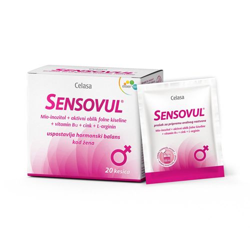 Sensovul oralni prašak za žene u reproduktivnom periodu za regulisanje menstrualnog ciklusa i ovulacije i povećanju plodnosti.