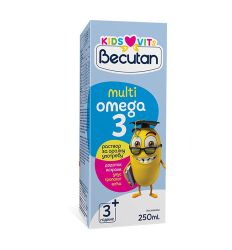 Becutan Kids VitS multiomega namenjen deci uzrasta 3+ godine je dodatak ishrani obogaćen omega-3 masnim kiselinama koji podržava intelektualni razvoj dece.