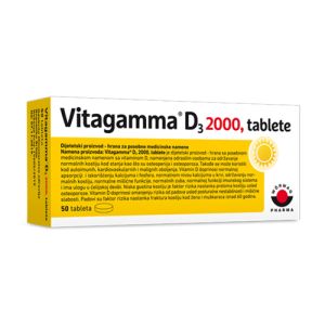 Vitagamma D3 2000 IJ, 50 tableta