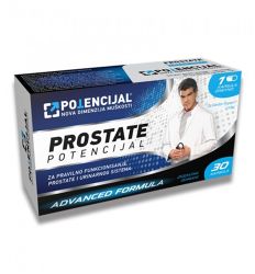 Potencijal prostate advanced formula je preparat koji blagotvorno deluje kod uvećane prostate, učestalog mokrenja i hroničnog prostatitisa.