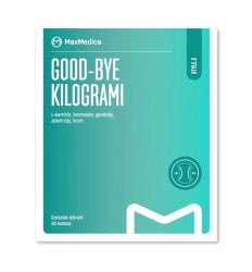 Good-bye kilogrami u pakovanju od 30 kesica mogu doprineti kontroli telesne težine na zdrav i prirodan način, bez osećaja iscrpljenosti, umora I malaksalosti.