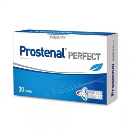 Prostenal perfect od 30 tableta, je namenjen muškarcima sa problemima prostate. Ima pozitivne efekte na uvećanu prostatu, kao i na potenciju.