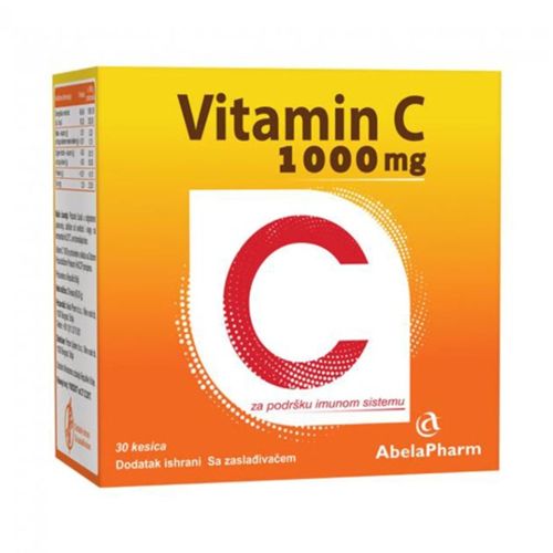 Vitamin C 1000mg za decu stariju od 12 godina i odrasle za normalnu funkciju imunog sistema.Učestvuje u metaboličkim procesima i doprinosi otpornost na infekcije