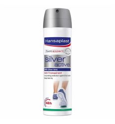 Hansaplast Silver Active 150ml dezodorans za stopala pruža dugotrajnu zaštitu od neprijatnog mirisa i osvežava vaša stopala. Sprej za celodnevni osećaj svežine.